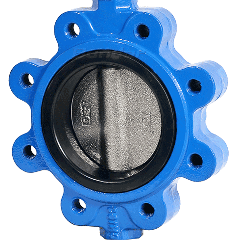 One Stem No-pin Lug Butterfly Valve4